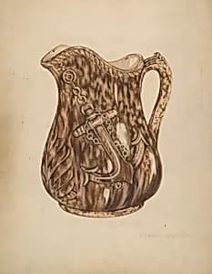 Rockingham Pitcher by Eleanor Gausser