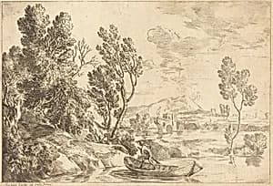 Roman Landscape by Gaspard Dughet