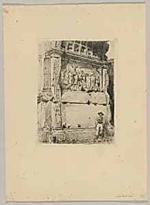 Rome, Arch of Titus by Luca Beltrami