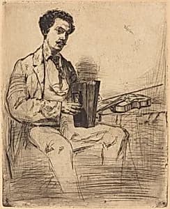 Ross Winans by James McNeill Whistler