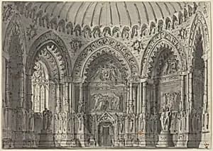 Rotunda in Gothic Style by Gasparo Galliari