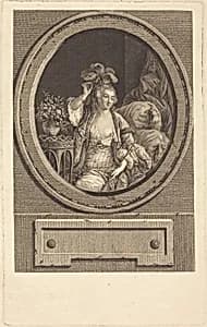 Portrait of Pierre Adrien Le Beau after Jean-Demosthene Dugourc