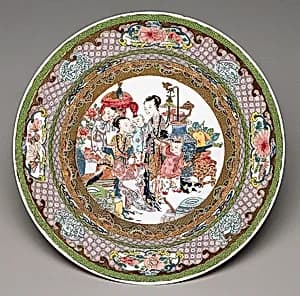 "Ruby-Back" Dish by Chinese Qing Dynasty