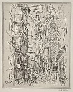 Rue de L'Epicerie, Rouen by John Marin