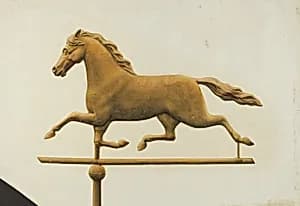 Running Horse Weather Vane by Gertrude Koch