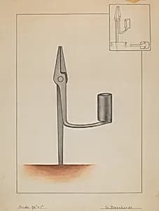 Rush Burner Candle Holder by Gerald Bernhardt