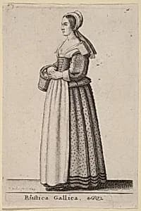Rustica Gallica by Wenceslaus Hollar