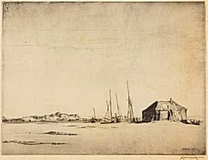 Rye, from Camber by Muirhead Bone