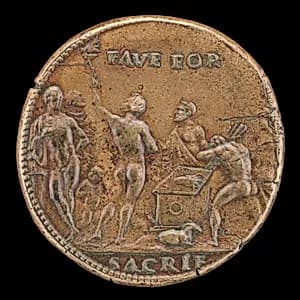Sacrificial Scene [reverse] by Vittore Gambello