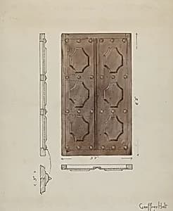 Sacristy Door by Geoffrey Holt