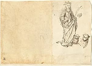 Saint Agnes (verso)
