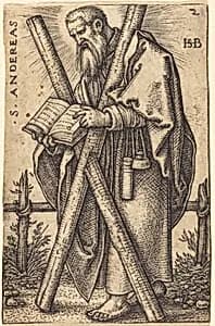 Saint Andrew by Sebald Beham