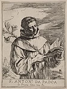 Saint Anthony of Padua by Giovanni Francesco Barbieri, called Guercino