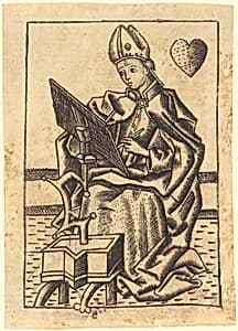 Saint Augustine by Master with the Banderoles