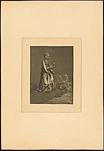 Saint Barbara by Johann Gottlieb Prestel after Albrecht Altdorfer