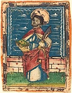 Saint Bartholomew by German 15th Century