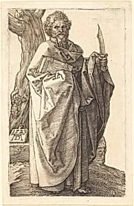 Saint Bartholomew by Albrecht Dürer