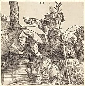 Saint Christopher by Albrecht Dürer