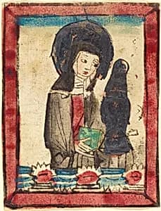 Saint Clare of Assisi by German 15th Century