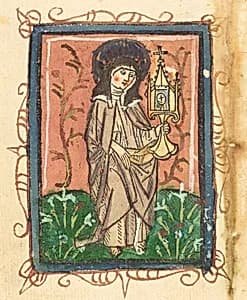 Saint Clare of Assisi by German 15th Century
