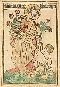 Saint Dorothy by German 15th Century