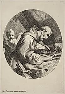 Saint Francis by Pietro Rotari