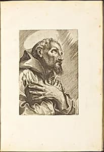 Saint Francis of Assisi by Attributed to Luca Ciamberlano