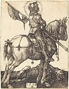 Saint George on Horseback by Albrecht Dürer