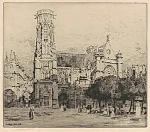 Saint Germain, L'Auxerrois by Charles J. Watson