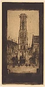 Saint Germain l'Auxerrois by David Young Cameron