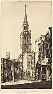 Saint James's Church, Clerkenwell by Henry Rushbury