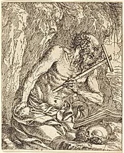 Saint Jerome Penitent by Jonas Umbach