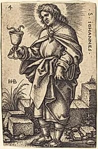 Saint John by Sebald Beham