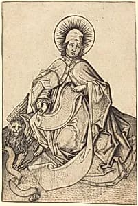 Saint Mark by Master E.S.