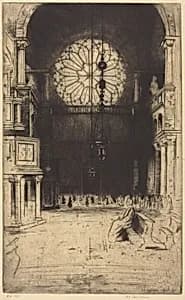Saint Mark's, No. 2 by David Young Cameron