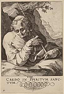 Saint Matthew by Hendrik Goltzius