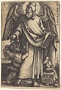 Saint Matthew by Sebald Beham