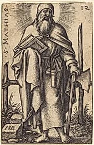 Saint Matthias by Sebald Beham