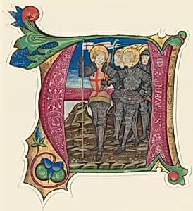 Saint Maurice and the Theban Legion by Italian 15th Century