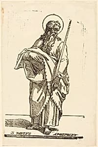 Saint Paul by Italian 16th Century (formerly Jacques Stella)