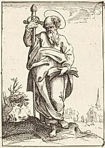 Saint Paul by after Jacques Callot