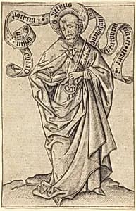 Saint Peter by Master E.S.