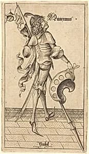 Saint Quirinus of Neuss by Israhel van Meckenem