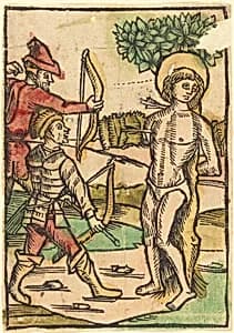 Saint Sebastian by German 15th Century