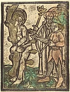 Saint Sebastian by German 15th Century
