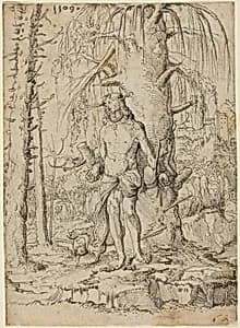 Saint Sebastian by Wolf Huber