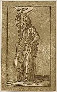 Saint Simon by Antonio da Trento after Parmigianino