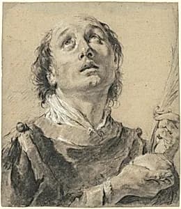 Saint Stephen by Giovanni Battista Piazzetta