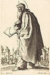 Saint Thaddeus by Jacques Callot