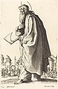 Saint Thaddeus by Jacques Callot